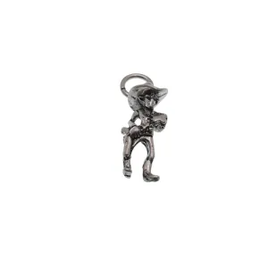 925 Silver Oxidized Cowboy Charm- CHARM0055