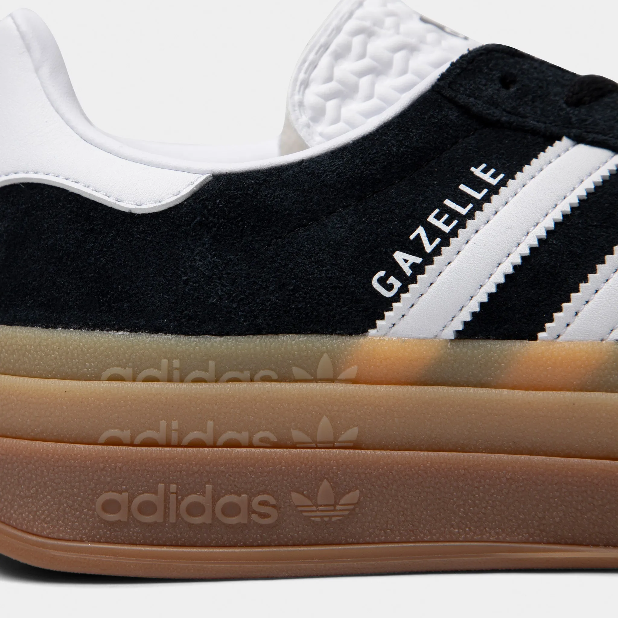 adidas Originals Women's Gazelle Bold Core Black / Cloud White - Cloud White