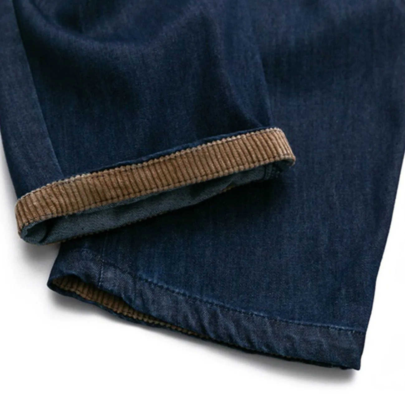 AlanBalen® - Corduroy Roll Jeans