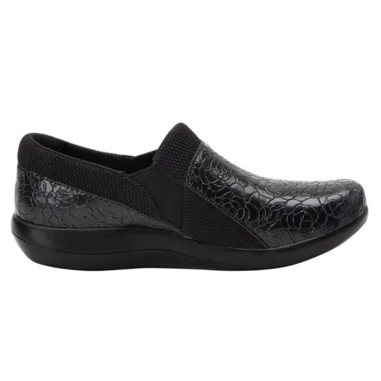 Alegria Women's Duette Slip On Shoe Flourish Black Wide