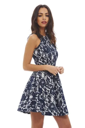 All Over Lace Skater Dress