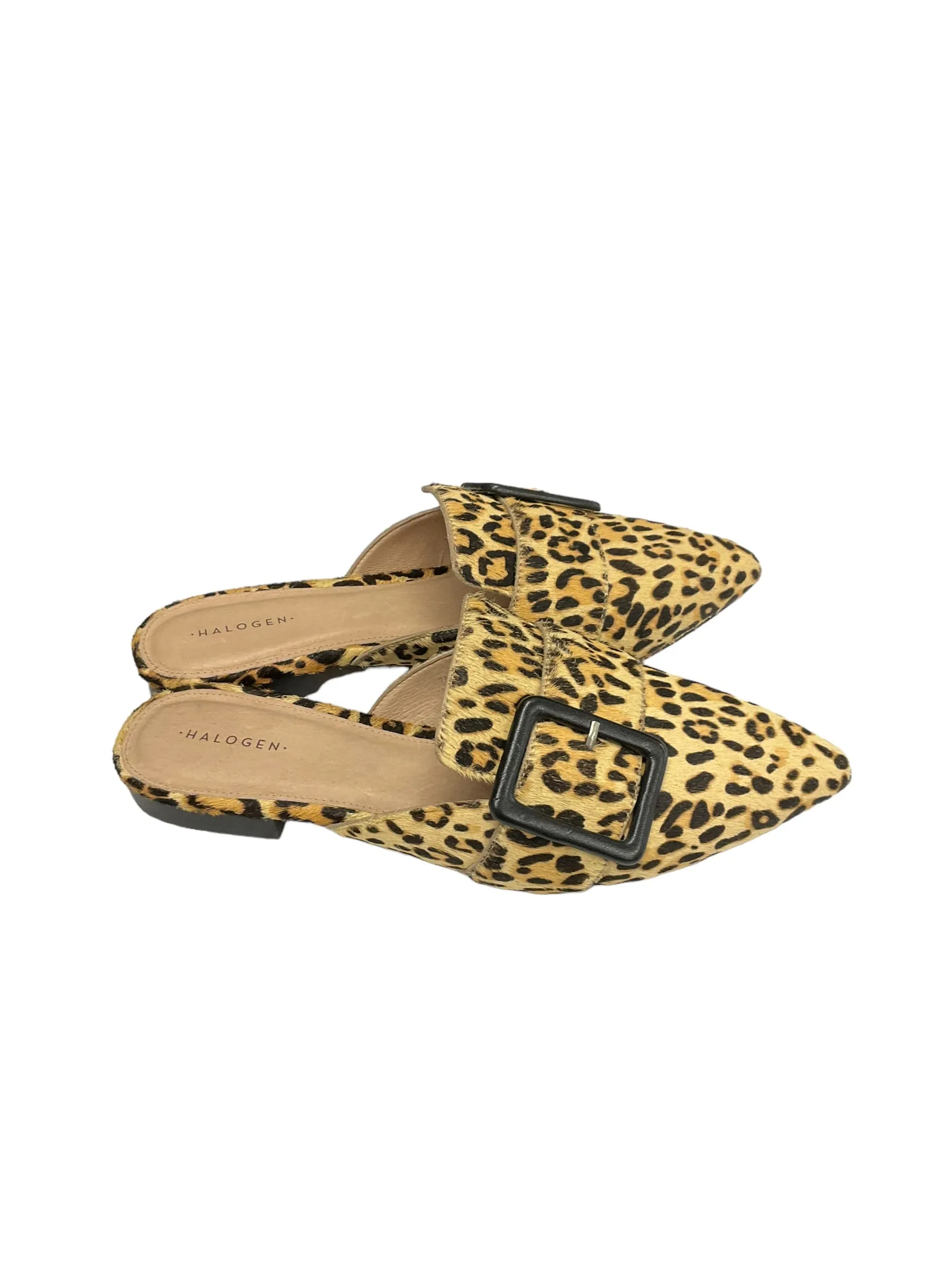 Animal Print Shoes Flats Mule & Slide Halogen, Size 7