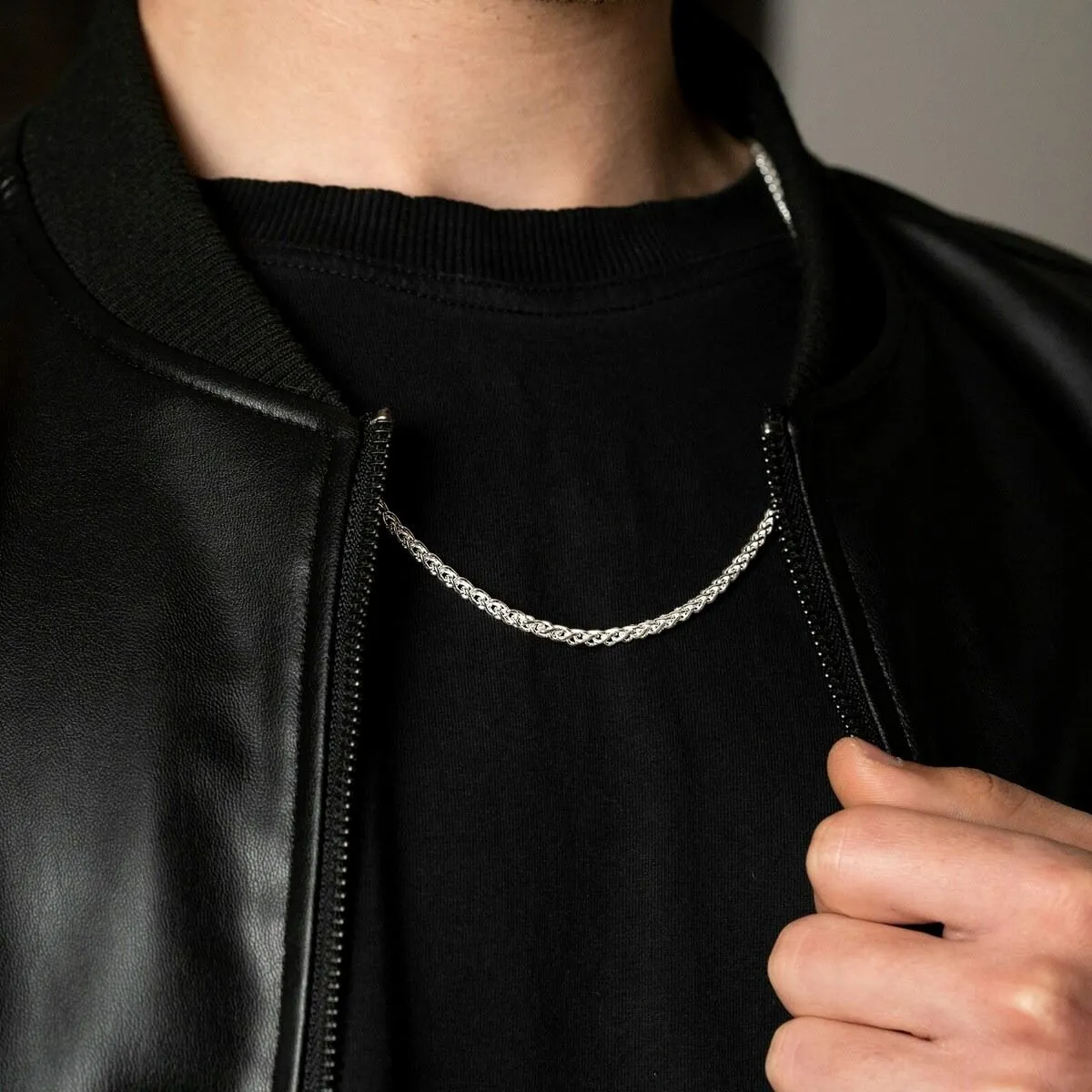 Aniq Silver Chain for Men