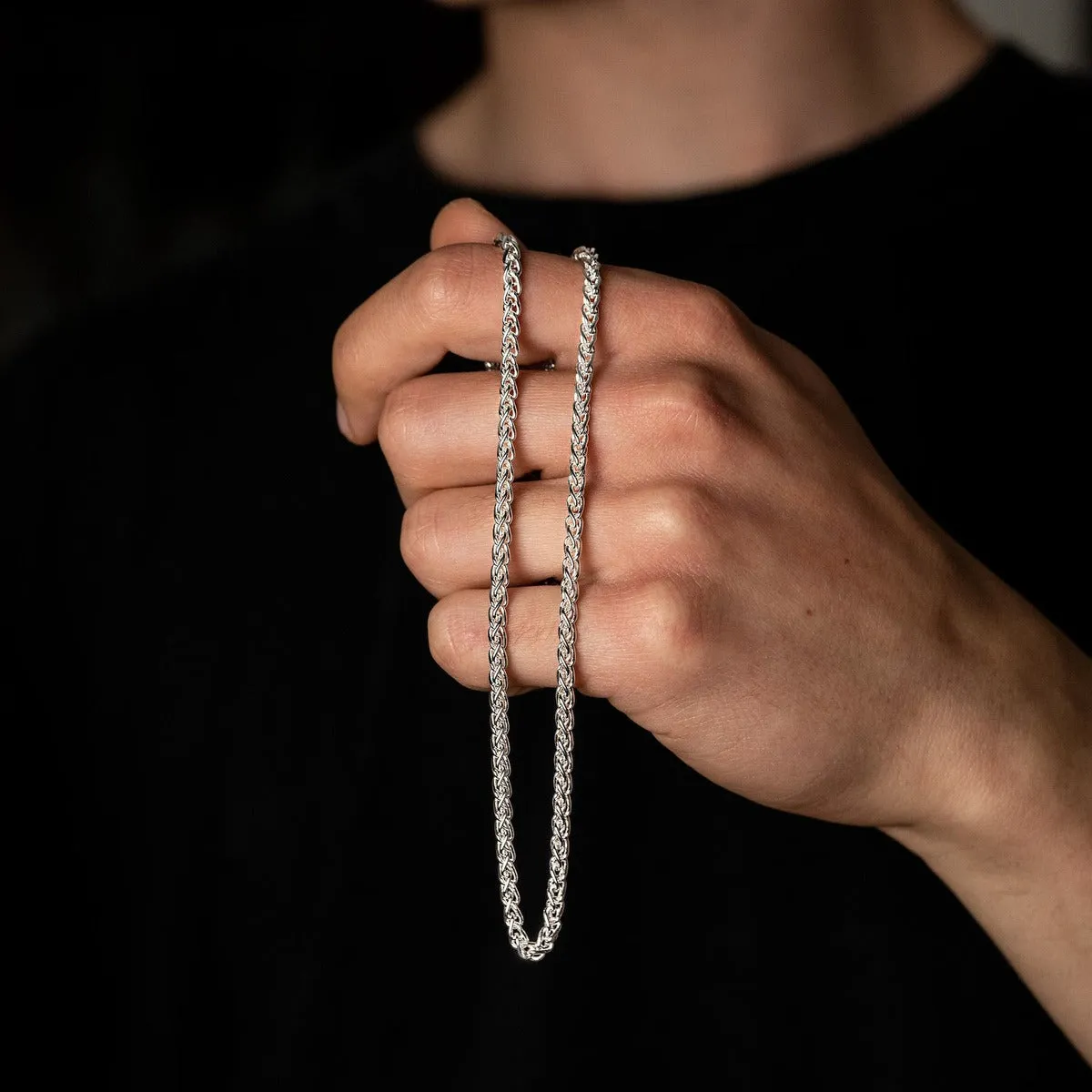 Aniq Silver Chain for Men