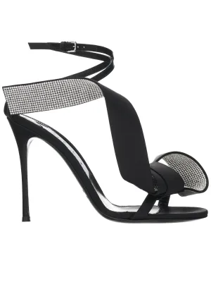 AREA Marquise Sandal Heels (B03370-MFI912-1000-110-NERO-CR)