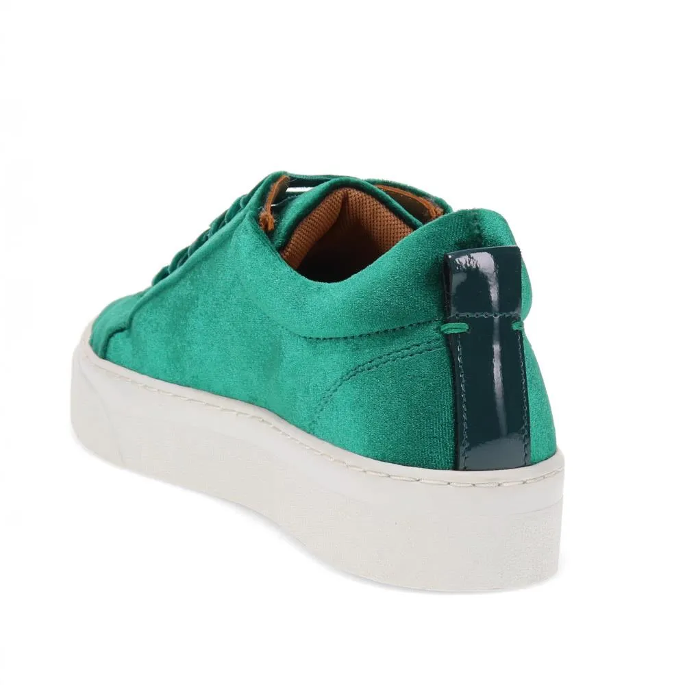 Azura Casual Velvet Trainers - AZURA / 326 576