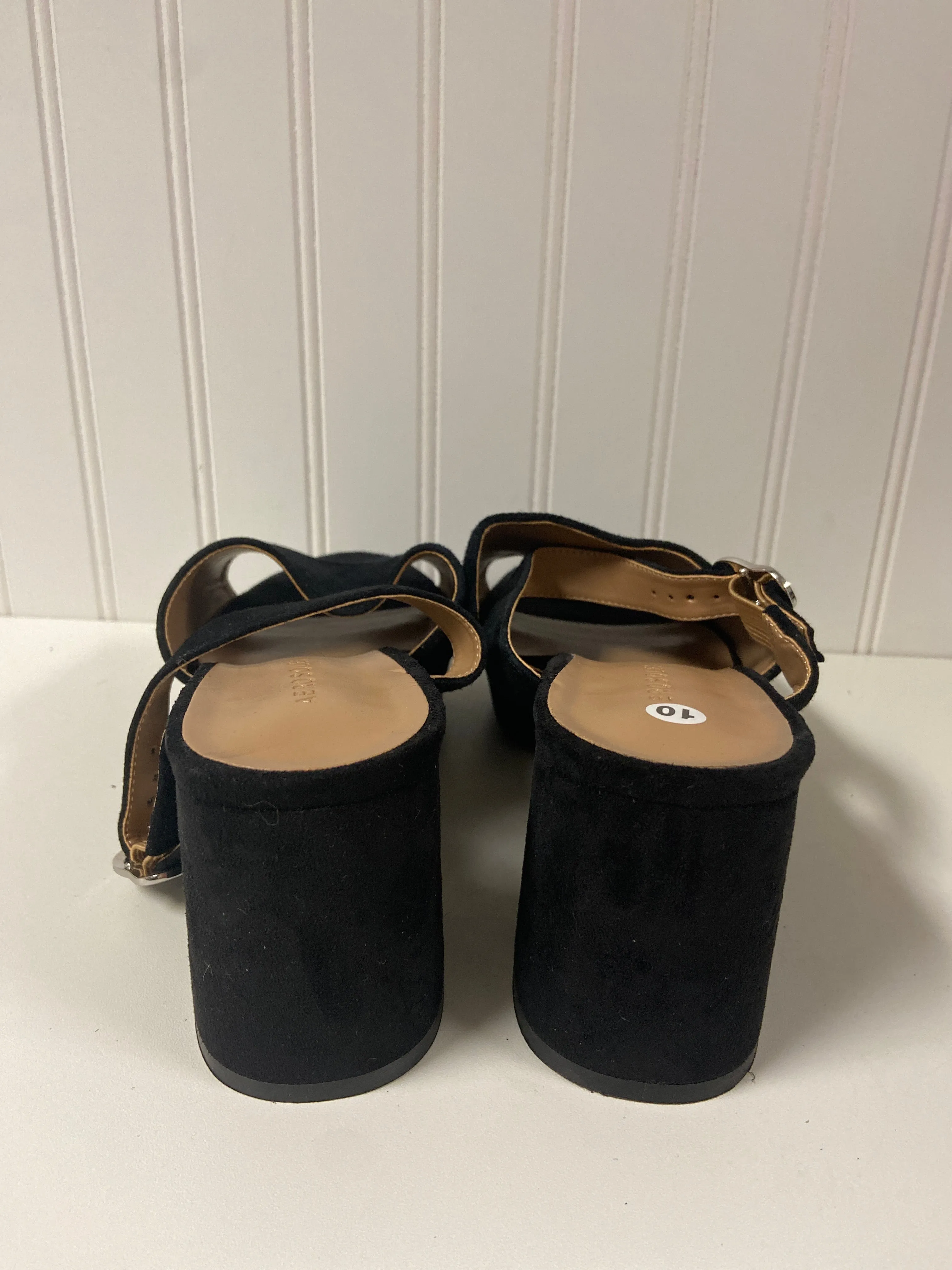 Black Shoes Heels Block Aerosoles, Size 10