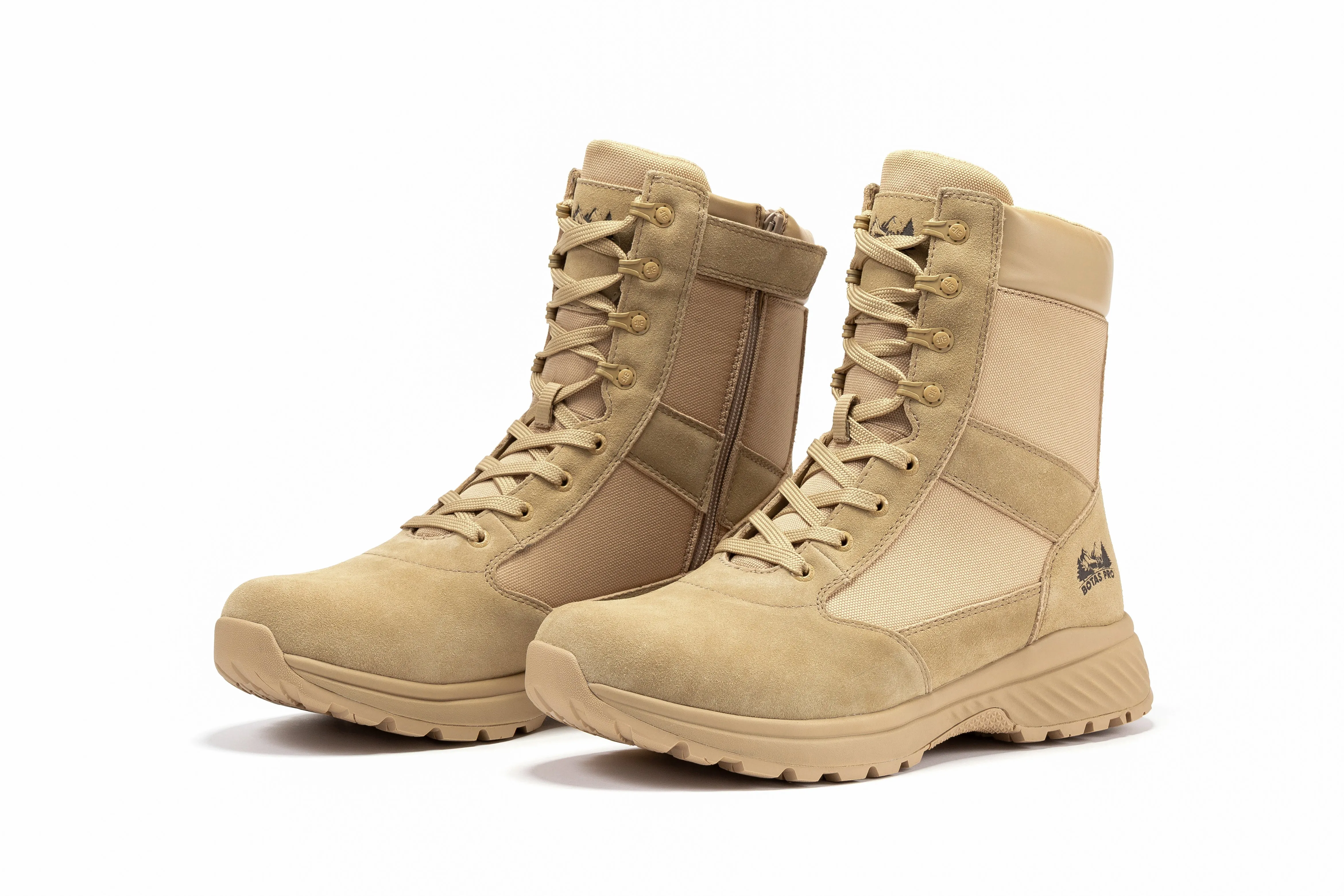 Botas Pro Sand Men's 8 inch Side Zipper Military Tactical Boots BP701