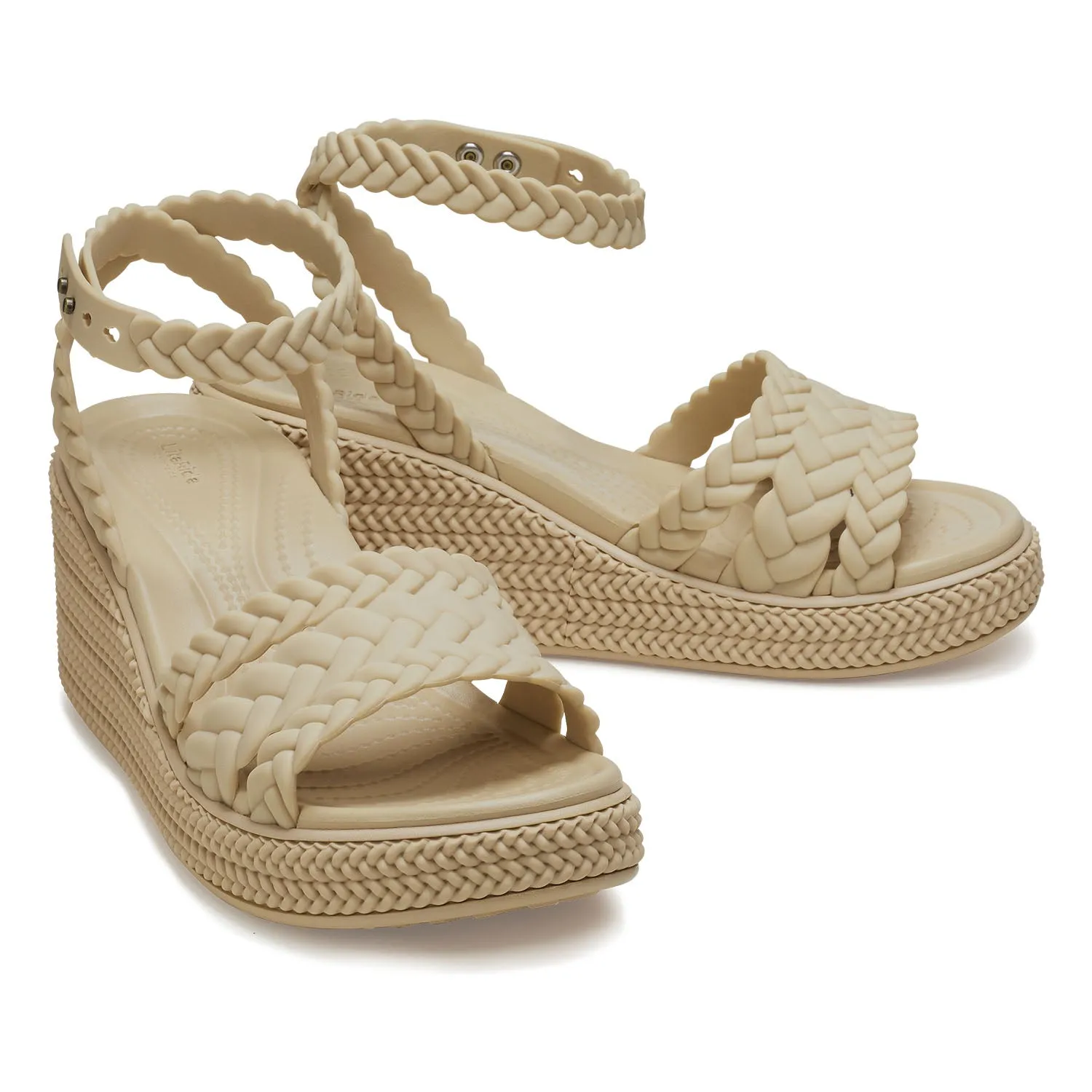 Brooklyn Woven Ankle Strap Wedge