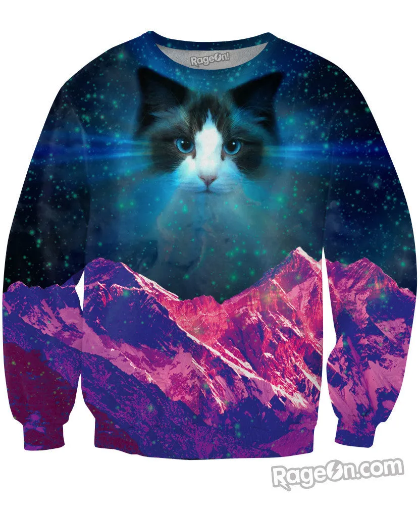 Ceiling Cat Crewneck Sweatshirt