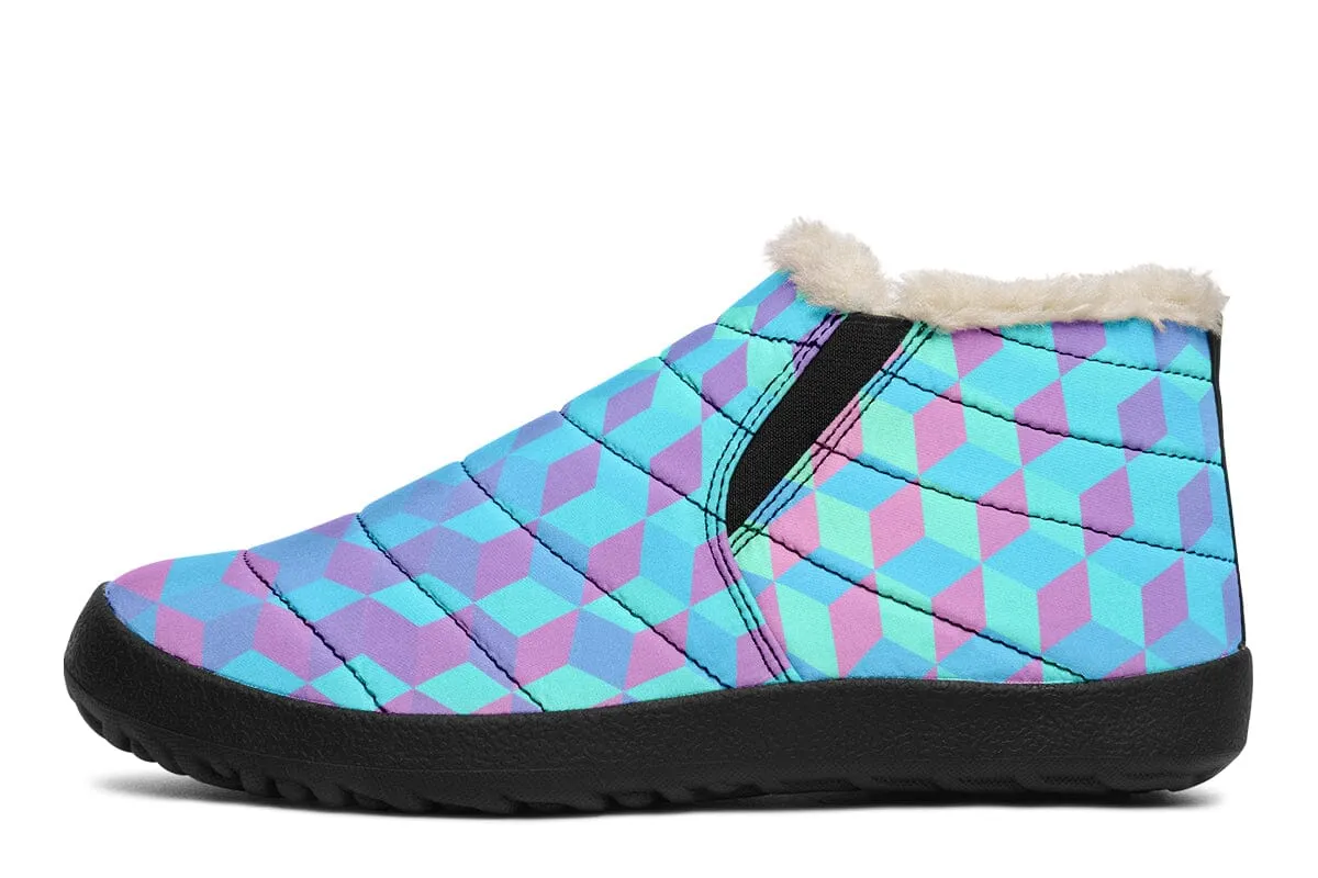 Colorful 3D Winter Slippers