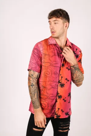 Cuba Hawaiian Resort Shirt With Split Print