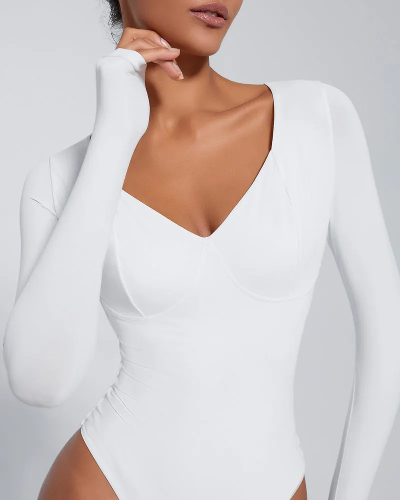 Double Lined Bodysuit Tummy Control Shapewear