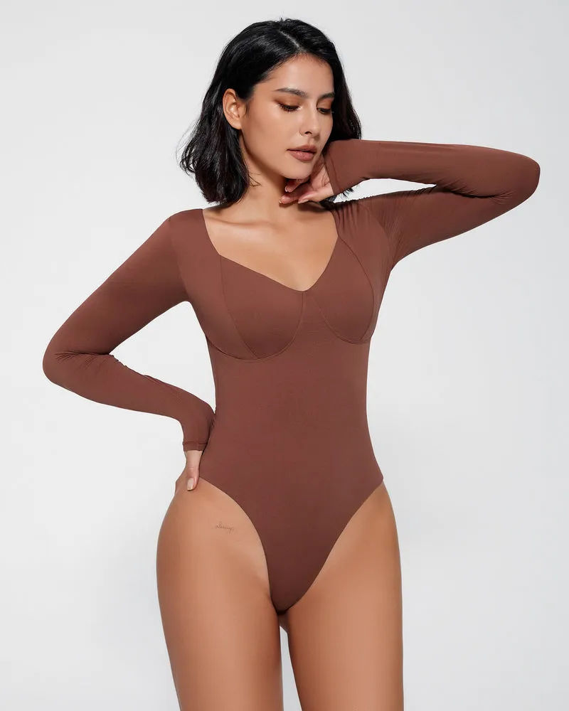 Double Lined Bodysuit Tummy Control Shapewear