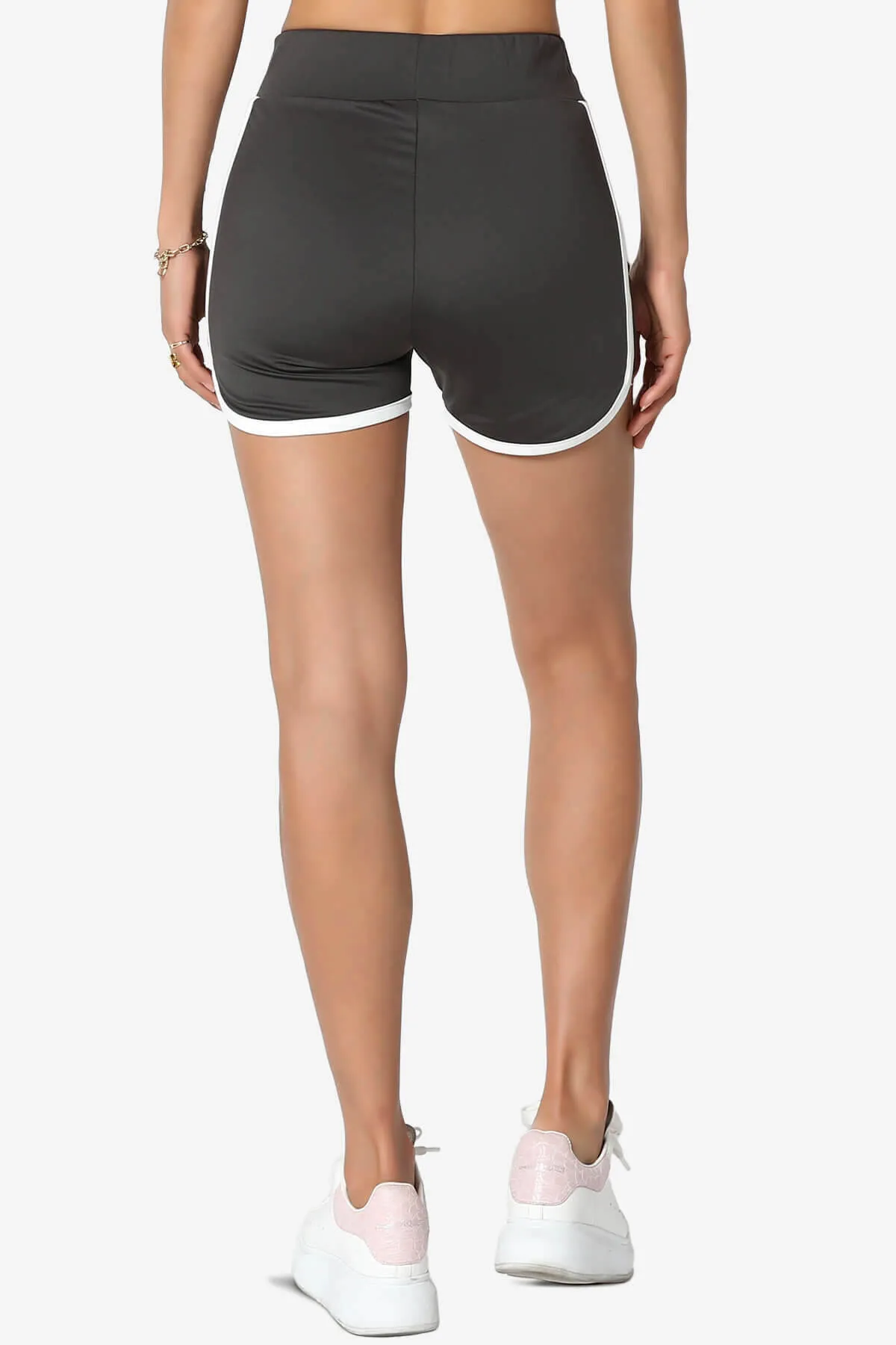 Dovie Athletic Contrast Trim Dolphin Shorts