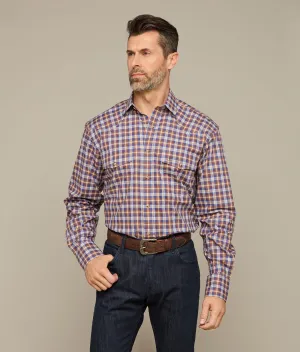 El Paso Plaids :: Blue/Brown Plaid