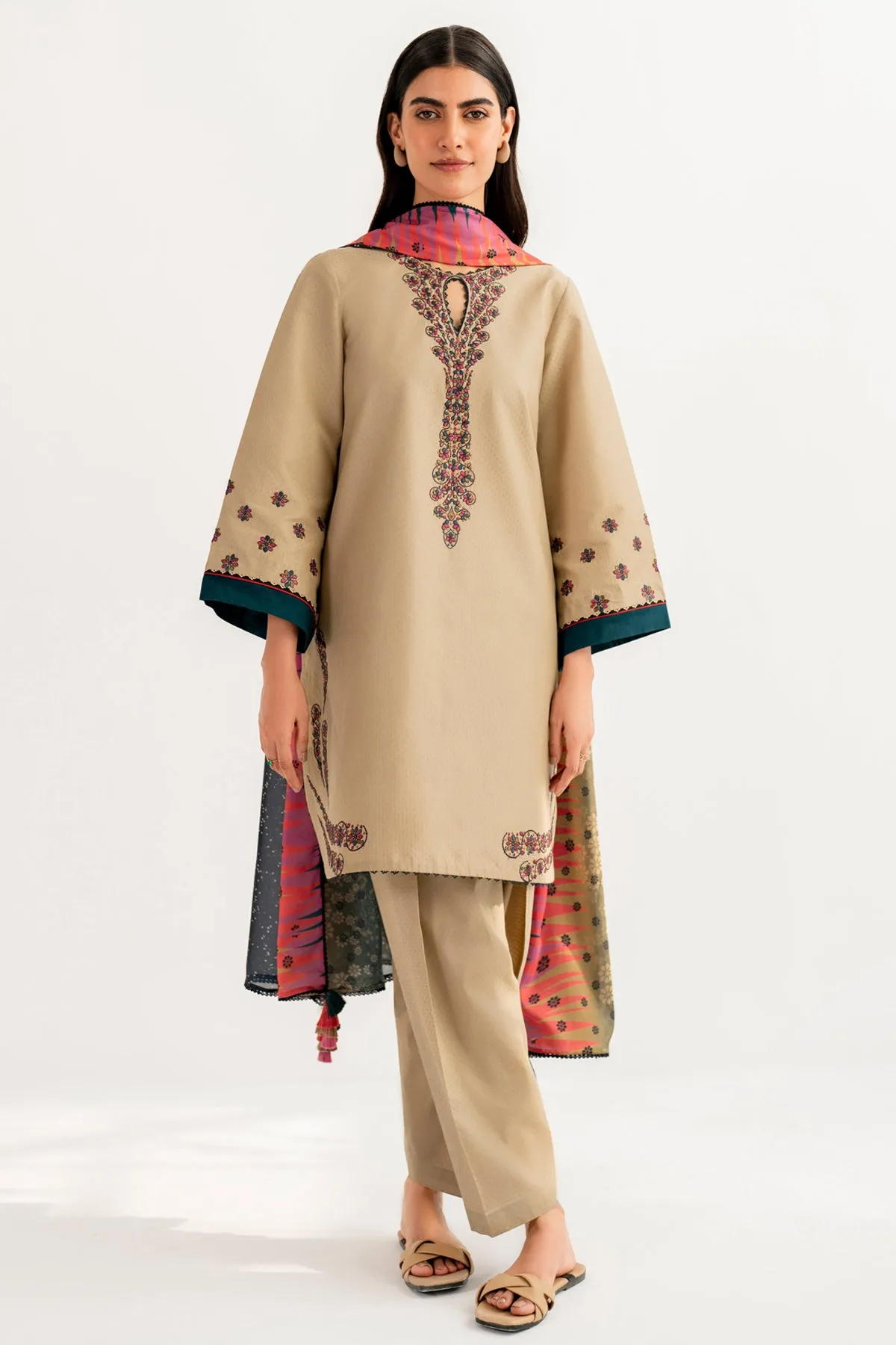 Embroidered Dobby Lawn USE - 9099