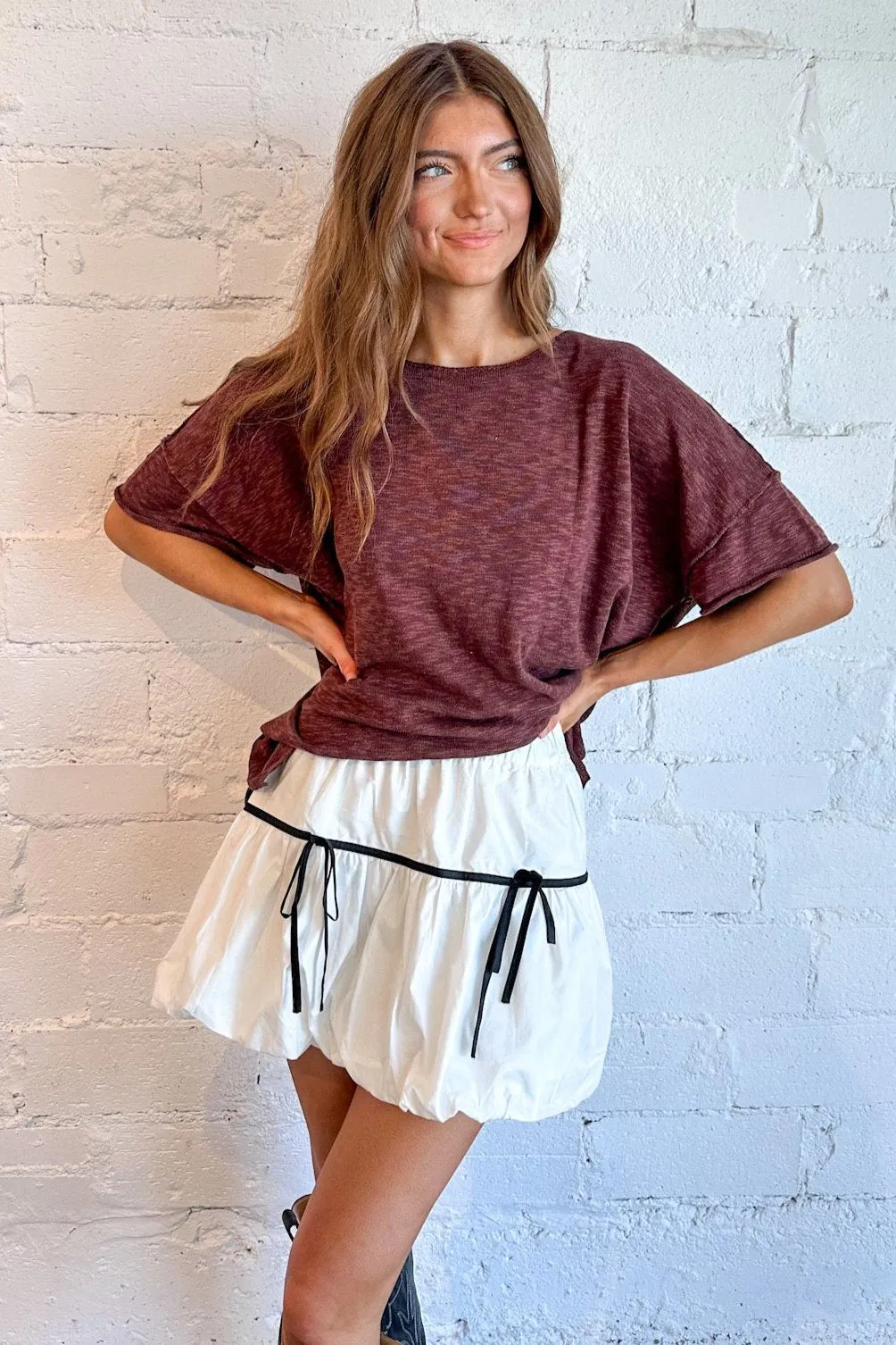 Emerson Balloon Mini Skirt