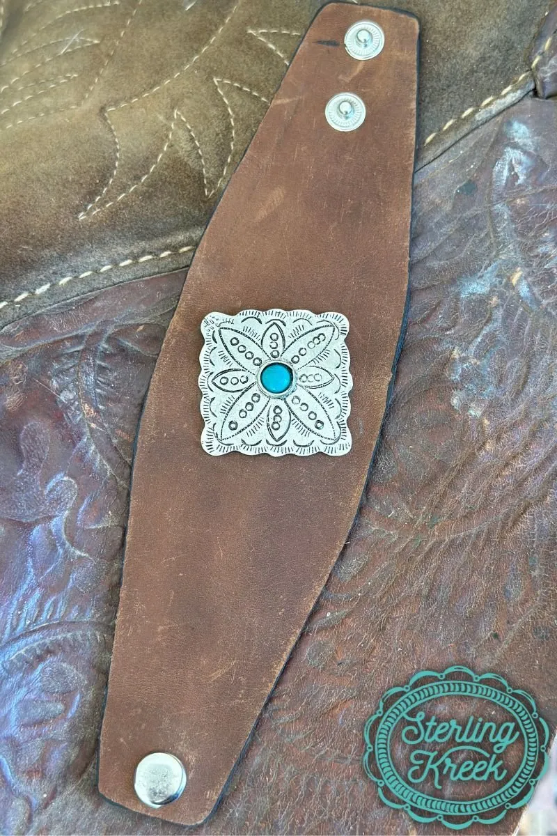 Gone Western Leather Cuff Bracelet