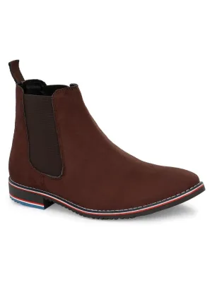 Guava Men's Brown Casual Chelsea Boots (GV15JA778)