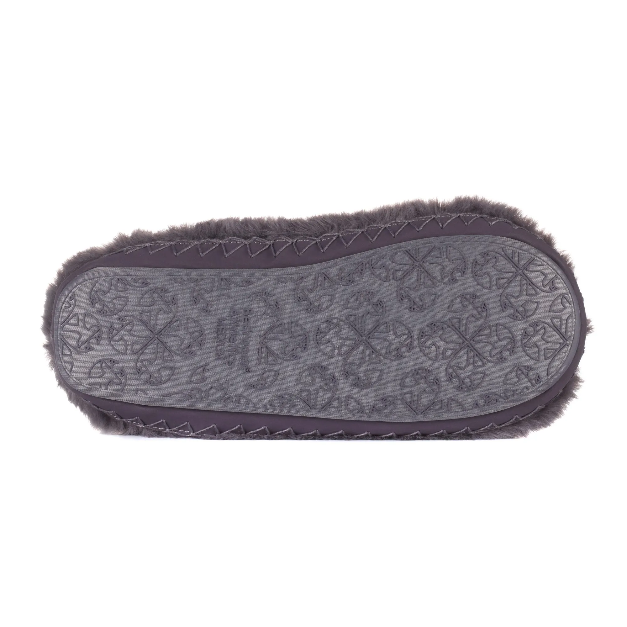 Harriet - 100% Recycled High Density Faux Fur Slipper Boot - Ink