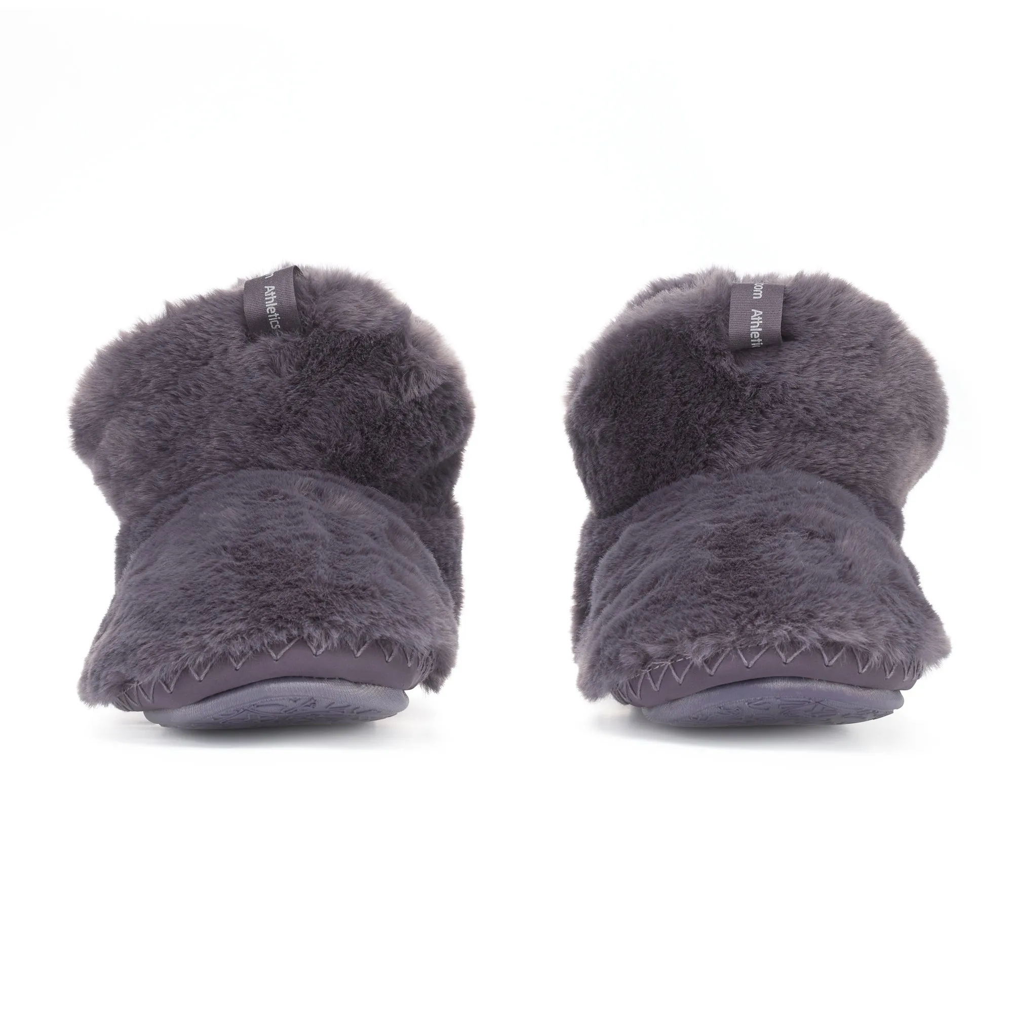 Harriet - 100% Recycled High Density Faux Fur Slipper Boot - Ink