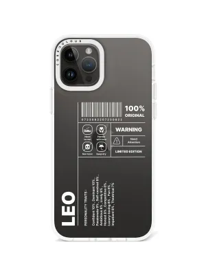 iPhone 12 Pro Warning Leo Phone Case