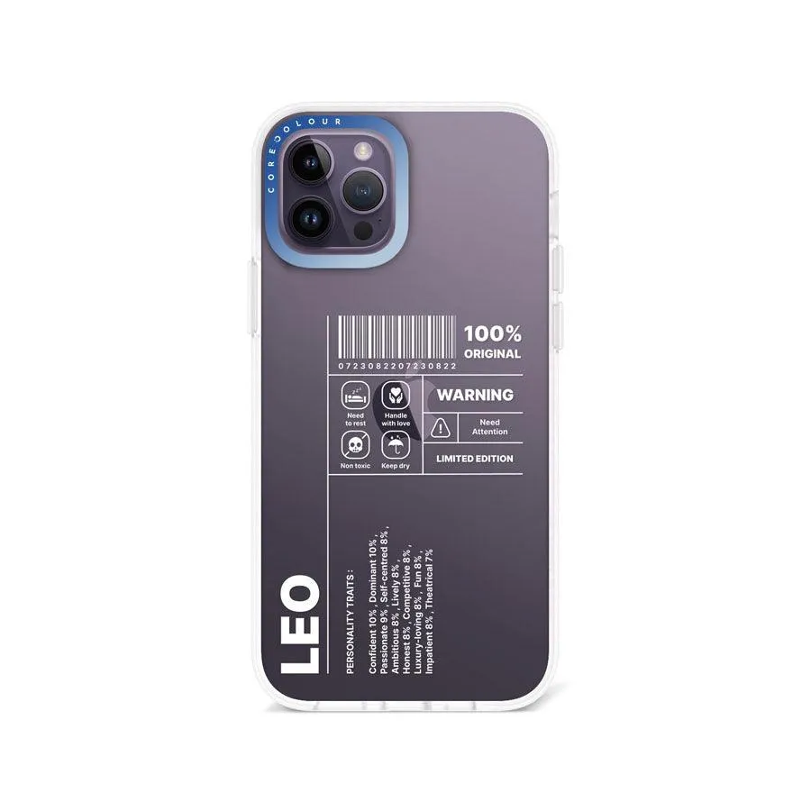 iPhone 12 Pro Warning Leo Phone Case