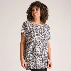 Ladies Turn Back Cuff Top