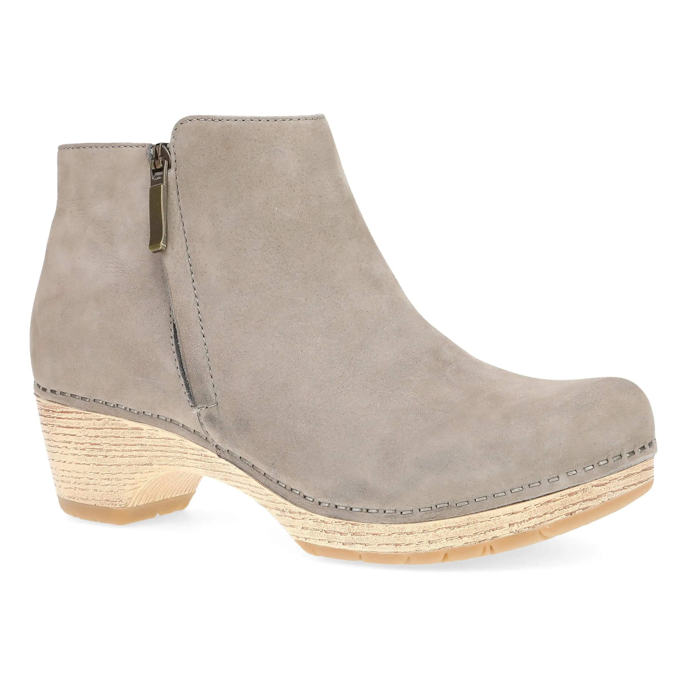 Lizanne Taupe Milled Nubuck