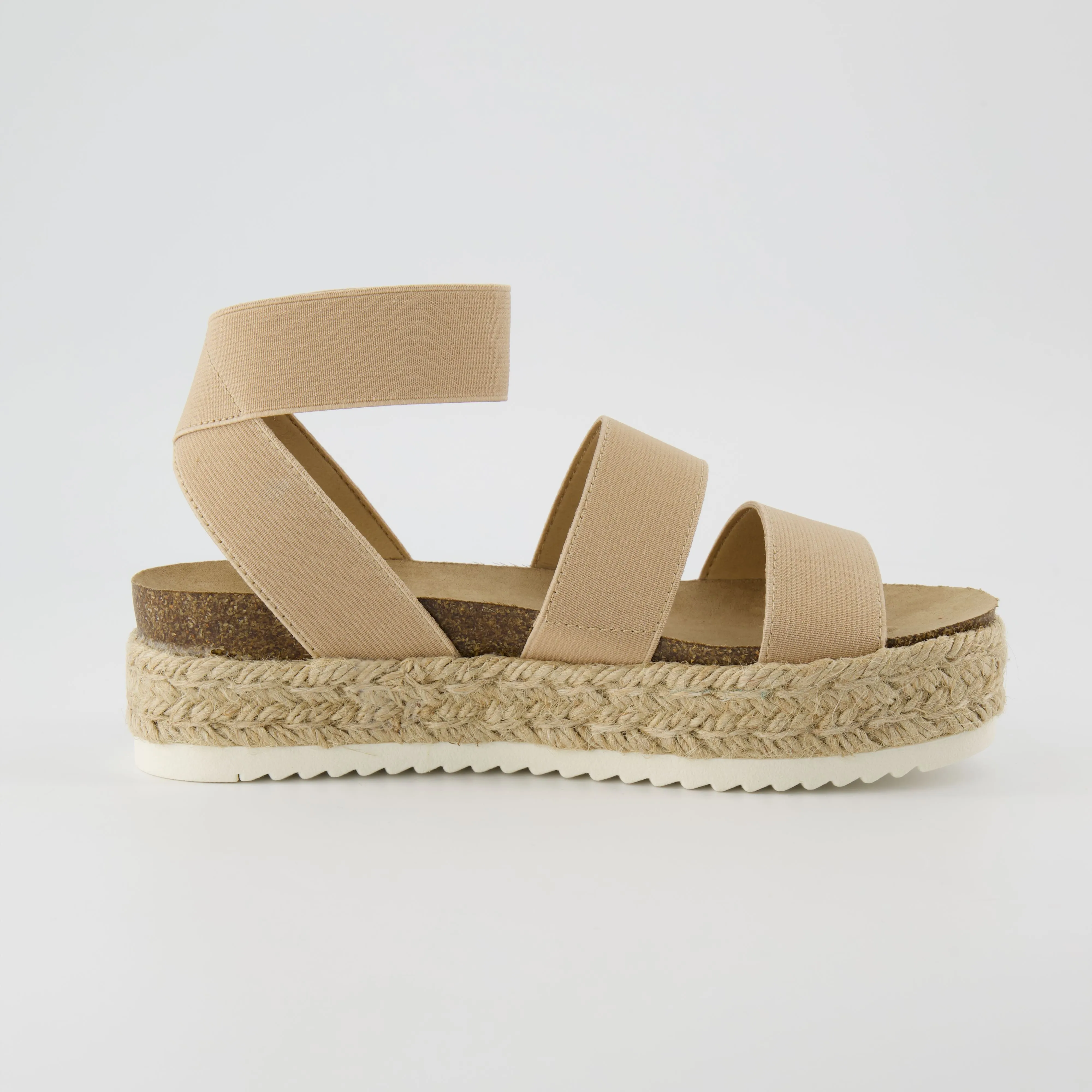 Mandy Stretch Platform Sandal