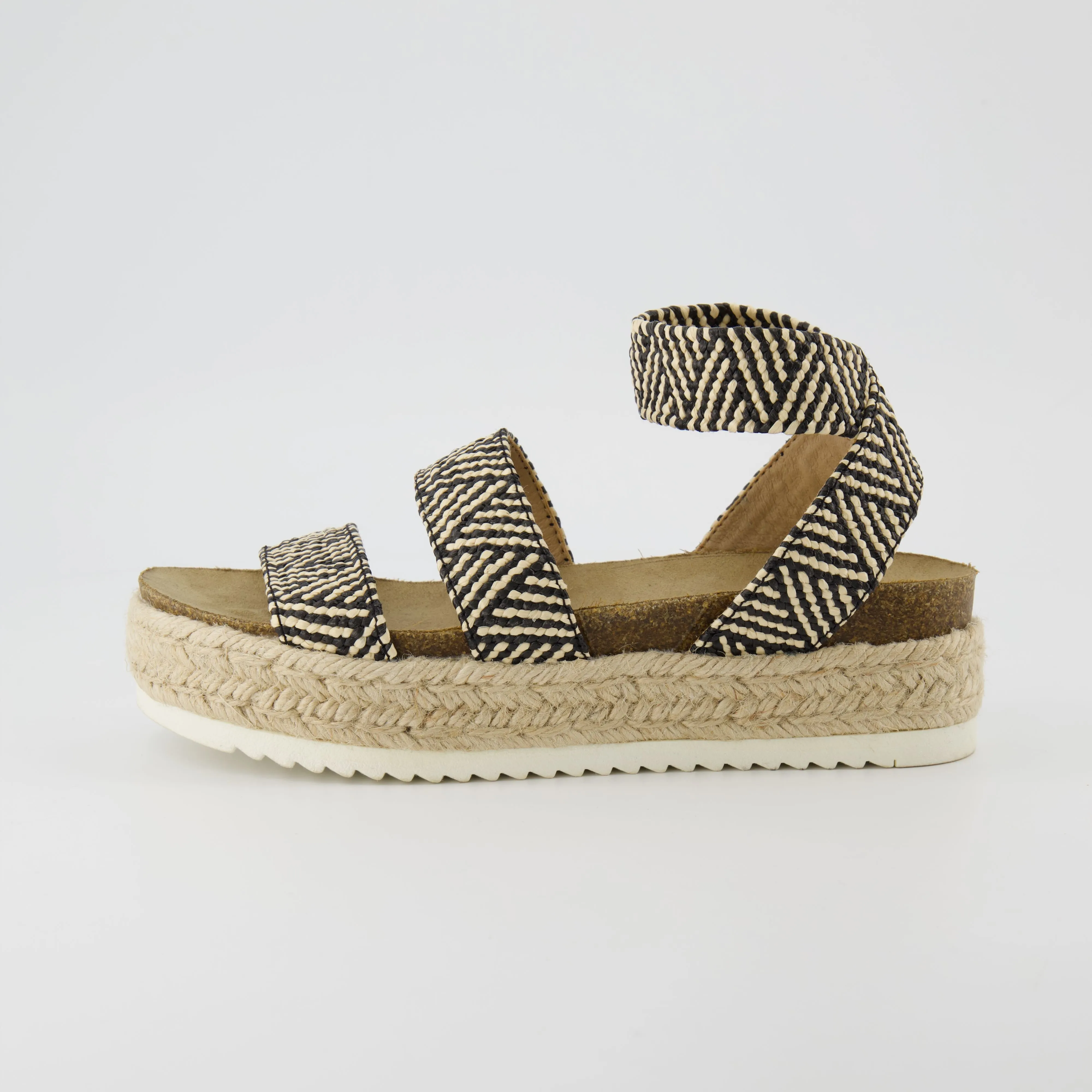 Mandy Stretch Platform Sandal