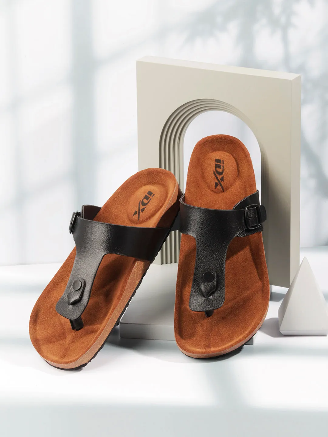 Men's Black Thong Sandal (IX5011)