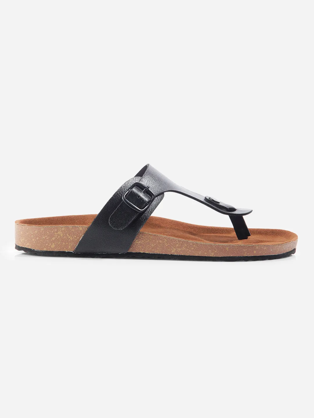 Men's Black Thong Sandal (IX5011)