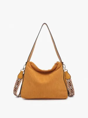 Michaela Hobo Bag- Mustard