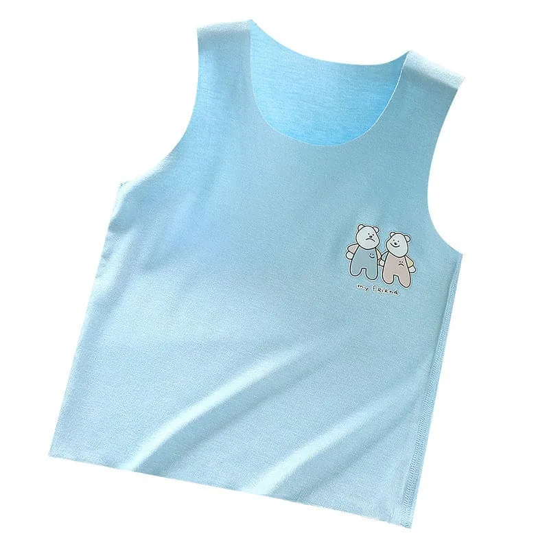 Modal Children’s Vest Boneless Camisole for Comfort and Style