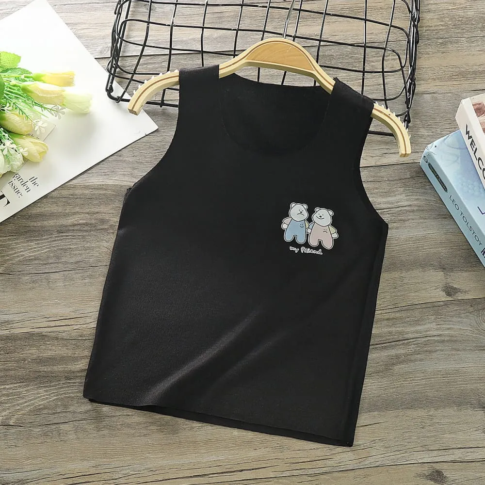 Modal Children’s Vest Boneless Camisole for Comfort and Style