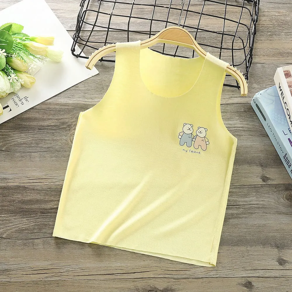 Modal Children’s Vest Boneless Camisole for Comfort and Style