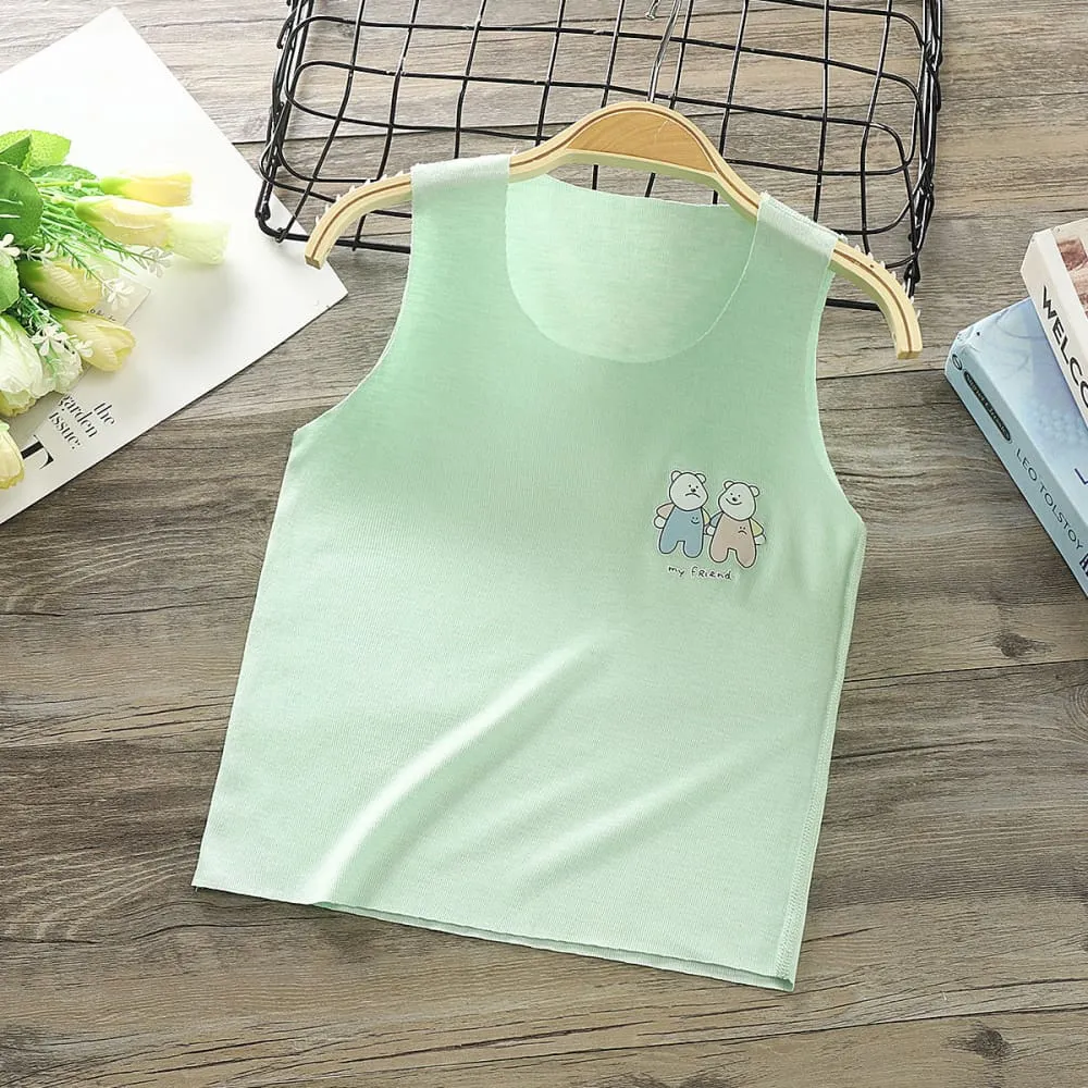 Modal Children’s Vest Boneless Camisole for Comfort and Style