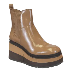 NAKED FEET - GUILD in BEIGE Platform Chelsea Boots