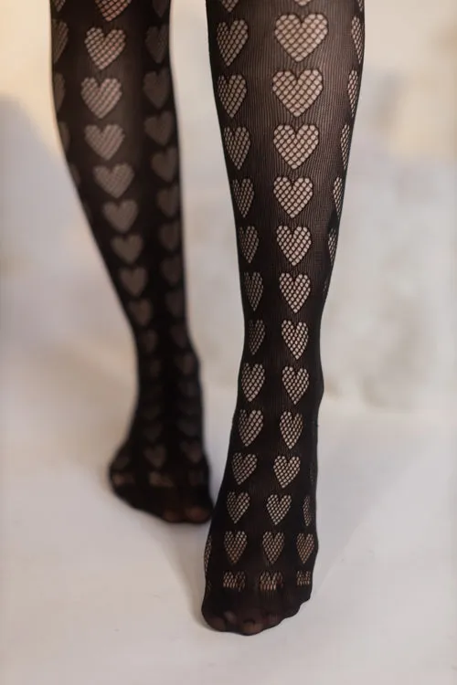 Oh My Hearts Net Tights