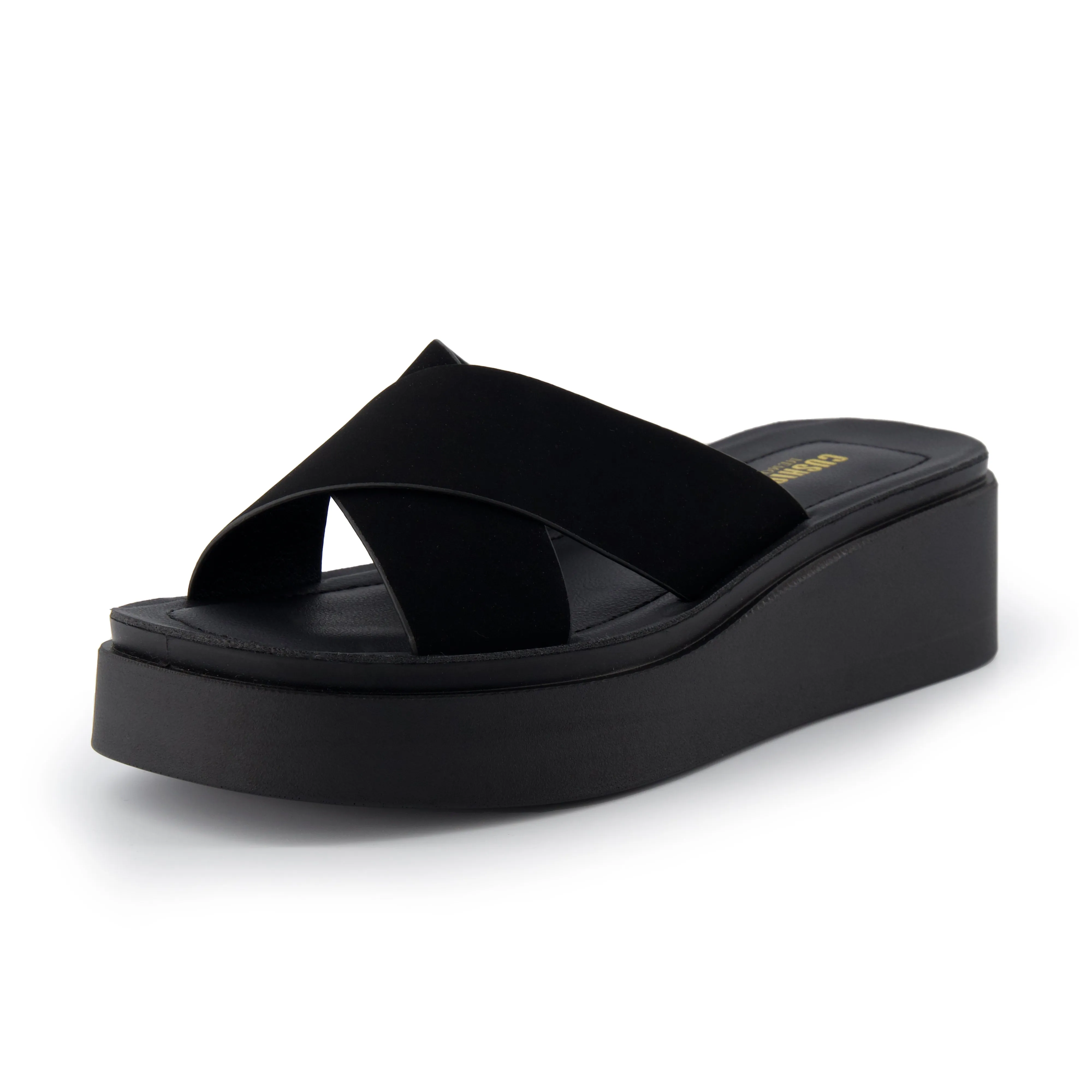 Pepe Crossband Platform Sandals