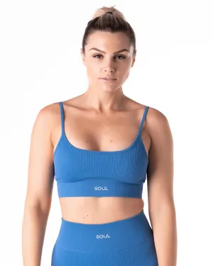 PRIME STATE STRAP SPORTS BRA - BLUE