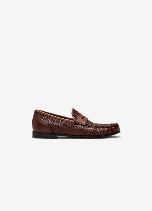 Raff Handweave Loafer Tan Dark