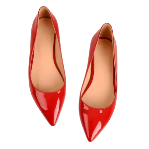 Red Daily Flat pumps