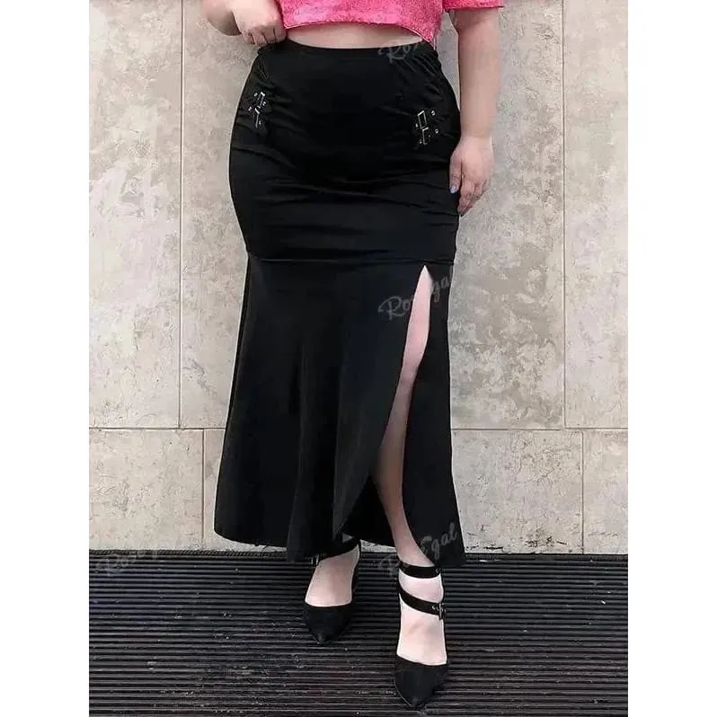 Rosegal Black Bodycon Maxi Skirt for Elegant Style and Comfort