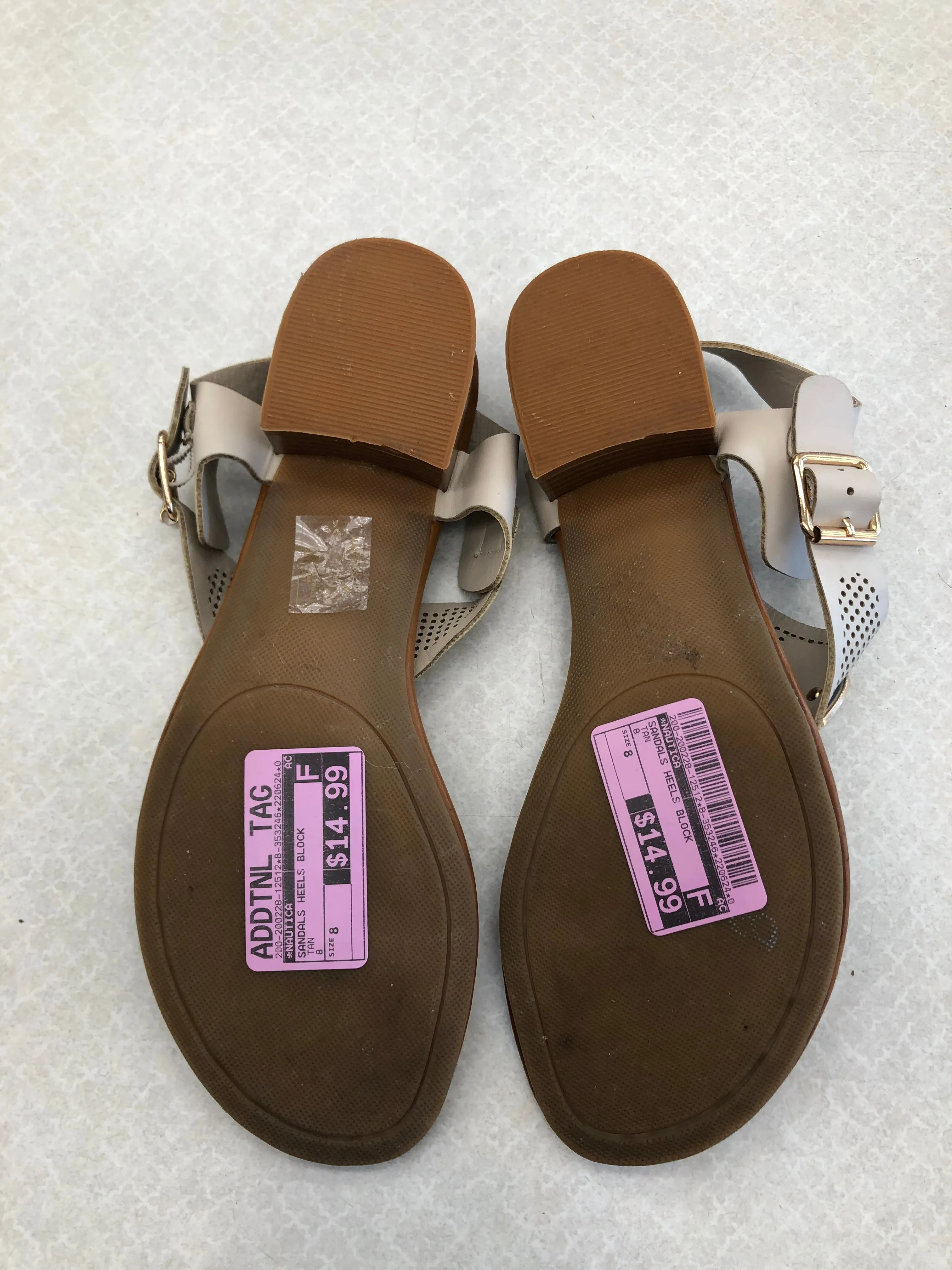 Sandals Heels Block By Nautica  Size: 8