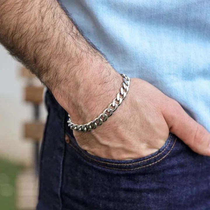 Santiago Silver Bracelet For Men