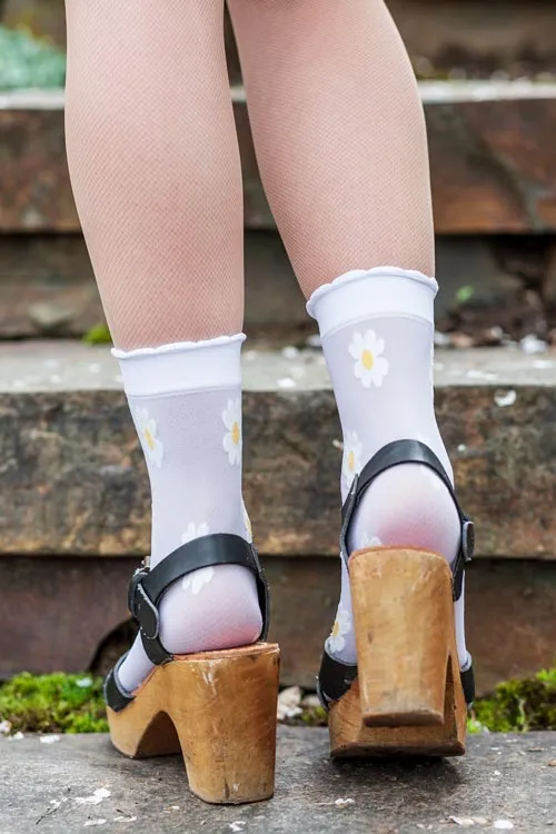 Sheer Daisy Anklets