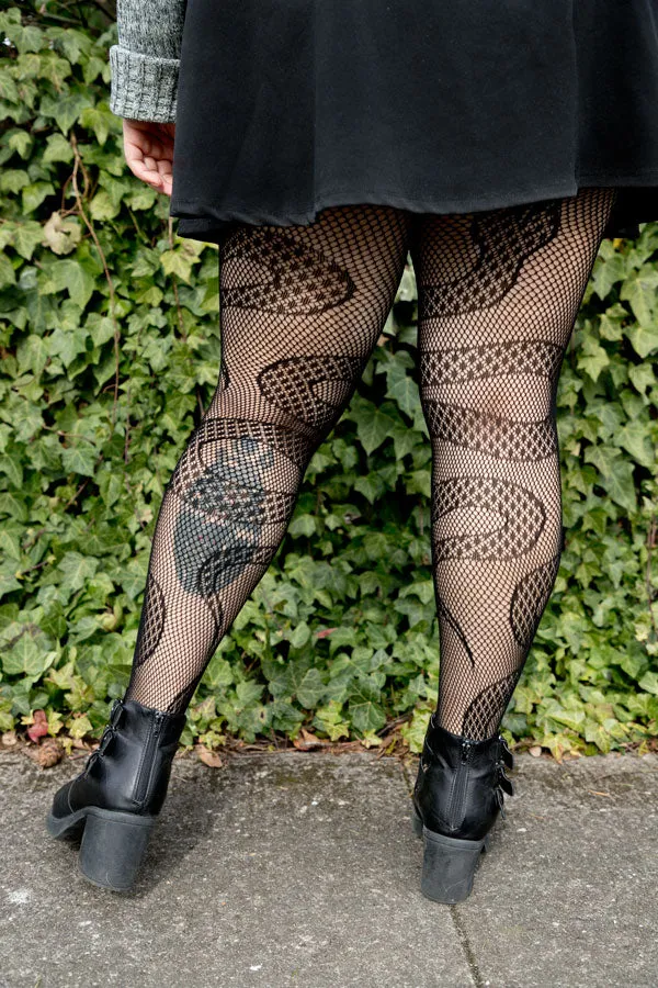 Snake Net Tights